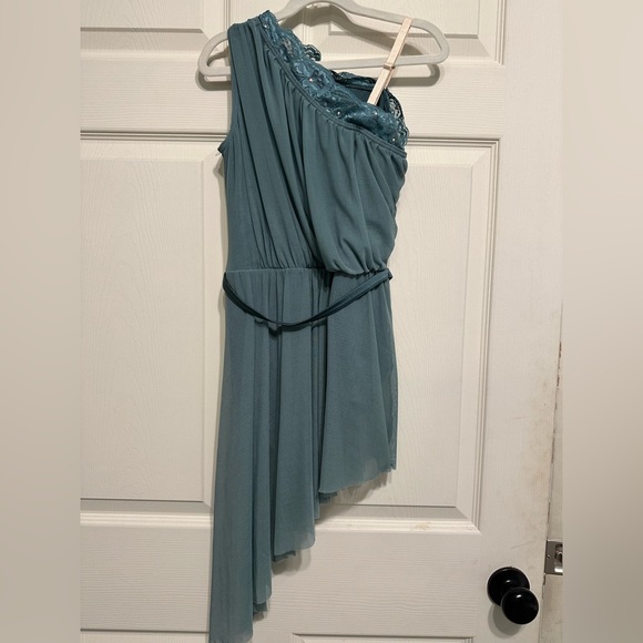 Weissman Sage Green Lyrical Costume, Size Large Child. - Picture 2 of 5